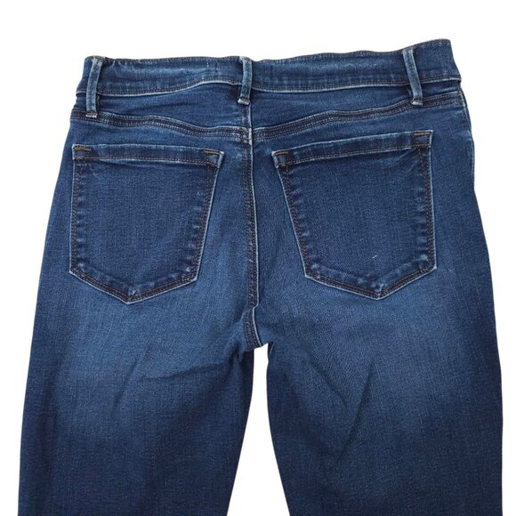 Loft Legging Jean Mid Rise Womens Size 27/4 Stretch Dark Wash Denim - Picture 11 of 15
